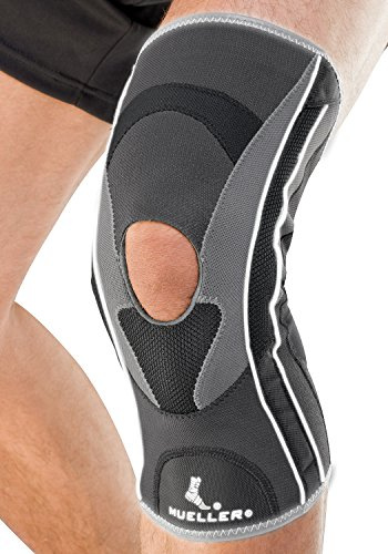 Mueller HG 80 - Kniebandage für den Sport - gepolstert - Stabilisierung bei Kniescheibenluxation; Gr. M