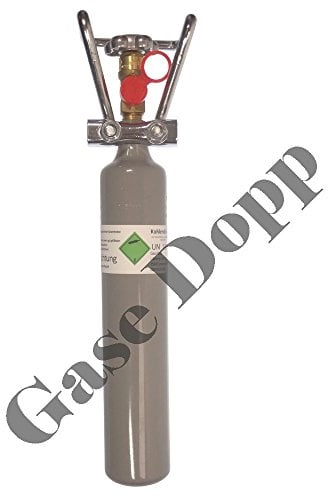 Gase Dopp 500 g CO2 Kohlensäure/Kohlendioxid Mehrweg Vorratsflasche Mehrwegflasche