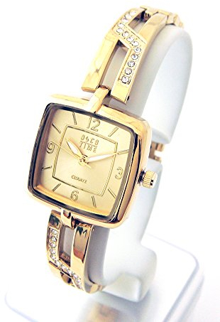 OSCO Damen-Schmuckband-Uhr Night Life Gold 06132002