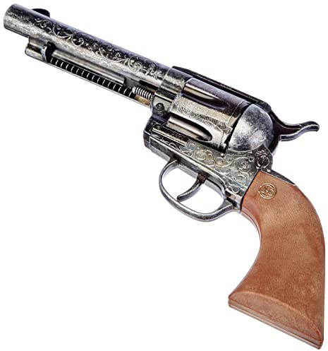 J.G. Schrödel 2078381 - Samuel Colt antik 12-Schuss auf Tester Pistole, 27 cm, Grau/Silber