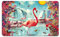 MIK funshopping Retro Frühstücksbrettchen Flamingo Flair