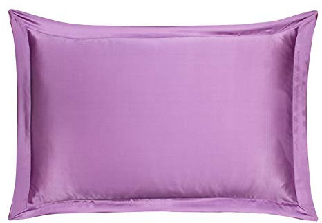 Forever Angel 100% Silk Charmeuse Facial Beauty Housewife Pillowcase 1 PC,Lilac
