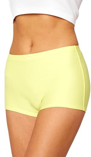 Merry Style Damen Badeshorts Bikini Bikinihose L23L1 (Gelb (1195),44)