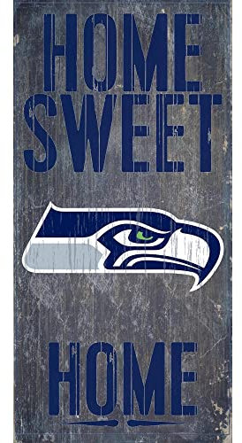 Fan Creations Seattle Seahawks Schild Home Sweet Home, 15,2 x 30,5 cm