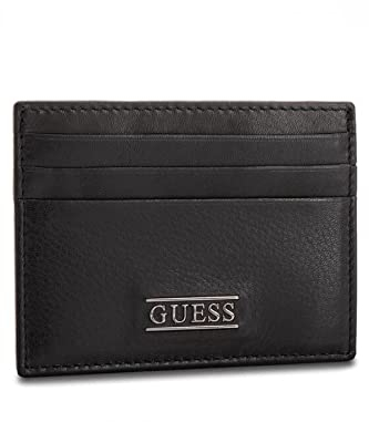 GUESS - Porta Carte Nero art.SM2420LEA25 NERO TU