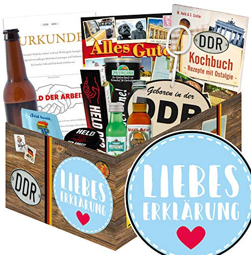 Liebeserklärung/DDR Box Männer/Geschenk Liebe Männer