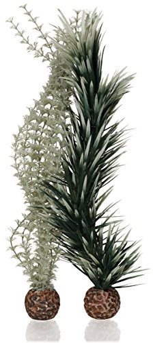 biOrb 55072 Ambulia grau / grün L - künstliche Dekopflanze, Aquarium Dekoration, für Süßwasseraquarien und Meerwasseraquarien