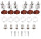 Dilwe 3L3R Locking Tuners Gitarre Mechaniken f¨¹r Akustische E-Gitarre(Silber) Guitar General Accessories