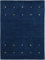 carpetfine Wollteppich Gabbeh Uni Blau 160x230 cm | Moderner Teppich für Wohn- und Schlafzimmer