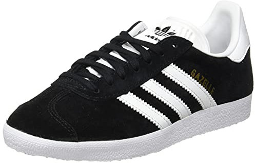 adidas Unisex Gazelle Multisport Outdoor Shoes, Core Black/White/Gold Metallic, 13 UK