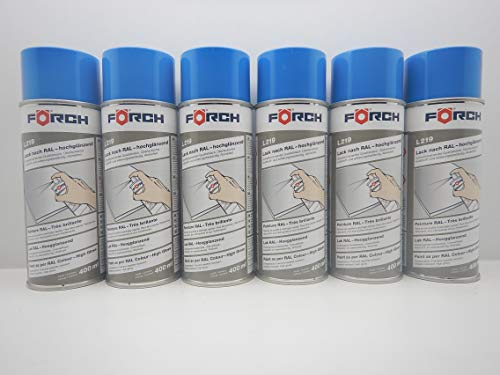 FORCH LICHTBLAU BLAU RAL 5012 Lack LACKSPRAY Spray SPRAYDOSE 400ML (6)