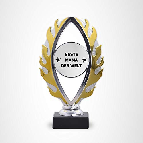Pokal Beste Mama der Welt Geschenk Mama Geschenk Papa Opa Oma Schwester Bruder (Beste Mama)