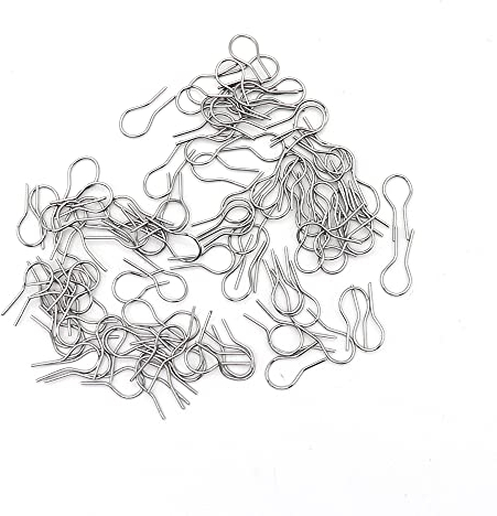 MBLUE High Temperature Resistance Tungsten Wire Hanging Firing Hook Jump Rings Pottery Ornament Hanger U Shape Hooks (100PCS)