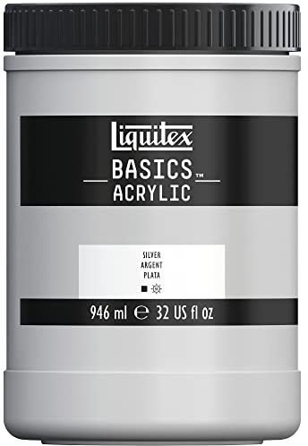 Liquitex Basics Acrylique Pot 946 ml Argent ROW