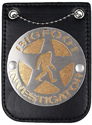 Anstecker an Kette, Schwarz, Large