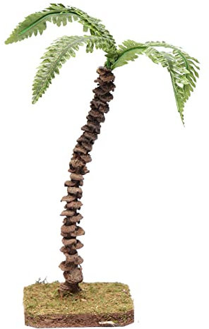 Holyart Palma con Fusto Lavorato e Foglie modellabili 18 cm Accessorio presepe