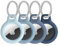Belkin AirTag Hülle mit Schlüsselanhänger (Secure Holder Schutzhülle für Air Tag, Accessoire mit Kratzschutz) – Blau
