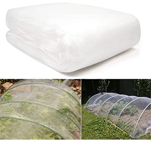 Rete Zanzariera di Insetti,Rete Anti Insetti,3x10m Rete di Protezione da Giardino a Maglia Fine,Reti Protettive Serra,Rete di Insetti per Verdure Rete Anti Uccelli per Pianta,Orto,Frutteto,Bianco