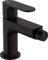 hansgrohe Rebris S miscelatore monocomando bidet, rubinetto bidet con piletta, nero opaco