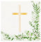 Amscan 9915622 Botanical Celebration Cross Luncheon Napkin- 20 Pack