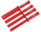 4Pcs Plastic Chisel Scraper Tool Set Non Scratch Decal Remover for Cars, Motorbikes Adhesive, Caulk 38mm x 270mm