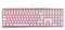 CHERRY MX BOARD 3.0 S, kabelgebundene Gaming-Tastatur mit RGB-Beleuchtung, Deutsches Layout (QWERTZ), MX BLUE Switches, Pink