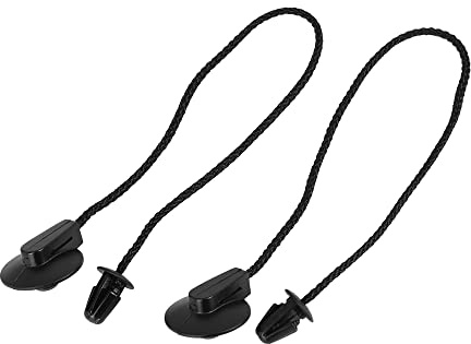 A ABSOPRO Rear Trunk Parcel Shelf String for Ford Focus MK3 Hatchback | CV6Z5846538A/BM51A46538AA/BM51A46538BA, for Ford Focus MK3 Hatchback 2012-2017, Plastic, Nylon, Black
