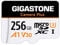 [GIGASTONE] Tarjeta Micro SD de 256GB, cámara Plus, cámara Deportiva, Alta Velocidad de 100 MB/s, grabación de vídeo 4K UHD, A1 V30 U3 Clase 10, con Adaptador