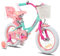 JOYSTAR Einhorn 14 Zoll Kinderfahrrad für 4 5 6 Jahre Mädchen, Kinderfahrrad mit Puppenfahrradsitz & Stützrädern, Grün