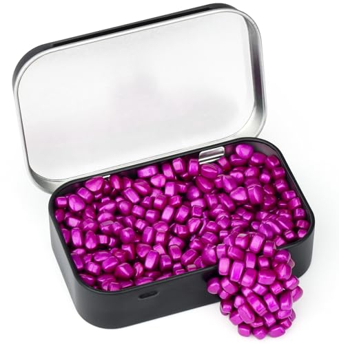 Wzone Lila Crack Magnete Magnetsteine Steine 300g (Ungefähr 500 Stück), Stresskiller Magnete Kleine Magnetic Stones Fidget Adhs Spielzeug, Anti Stress Zeitvertreib Geschenkidee