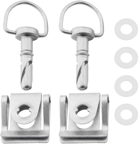 EMSea 2 Set Dadi Bulloni Fermo Rotativo Coperchio Motore Auto 4519880067 A4519880067 Compatibile con smart 451 e Compatibile con Smart Fortwo 2007-2015