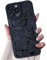 Finyosee Compatible with iPhone 11 Pro Max 6.5 inch Case,Cute Butterfly Cool Black Solid Design,Soft Silicone Slim Thin Girly Phone Case Protective Shockproof Cover for Women Girls-Butterfly