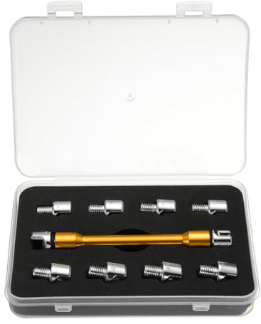 JSGHGDF Motorrad-Speichenschlüssel, 5,0–6,8 mm, Motorrad-Speichen-Drehmomente, Schraubenschlüssel, Reparaturwerkzeug