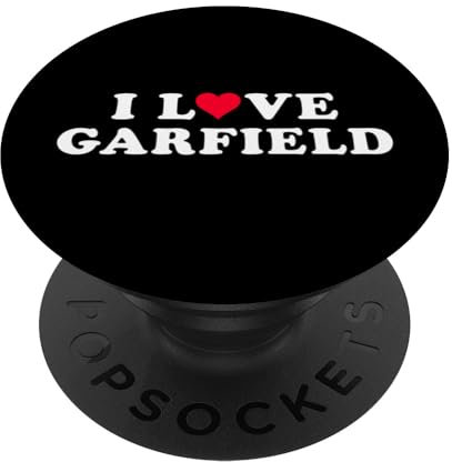 Ich liebe Garfield Passender Freund Garfield Name PopSockets mit austauschbarem PopGrip