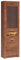 Lomadox Eck Vitrinenschrank Standvitrine Eckschrank Wohnzimmerschrank modern in braun