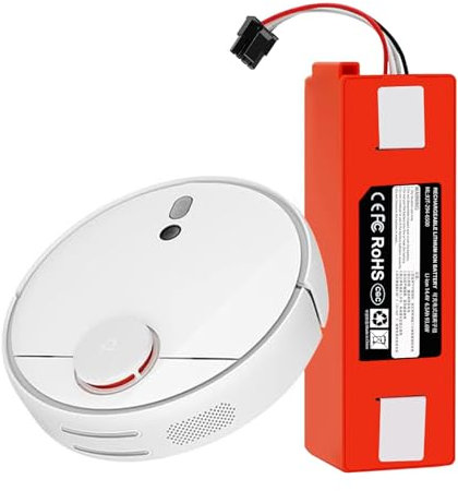 Xpopox 6500mAh Ersatzakku für Xiaomi Roborock S5 S50 S51 S55 S6 S7,for Xiaowa E20 E25 E35 Xiaomi Mijia Roborock Staubsauger Akku,14.4V Li-ion akku