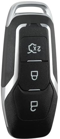 Porte - clés de Voiture avec 3 Boutons, pour Ford Edge Mondeo S-Max Galaxy Mustang, Compatible avec Télécommandes Originales, Durable, Protéger Les clés de Voiture de l'environnement extérieur