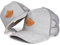 Blackskies® Essentials Trucker Cap - 2er-Set Eltern Kinder - Partnerlook Baseball Cap Mutter-Vater-Kind Geschenk Mini-Me Basecap Papa-Sohn & Mama-Tochter Grau-Hellblau - 49-54 cm