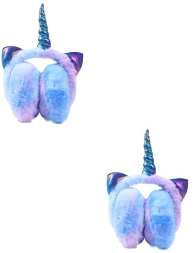 CONGARTENO 2pièces Cache-oreilles Kawaii Garçon Fille Écouteurs Douillets Pour Hiver Couleur Aléatoire