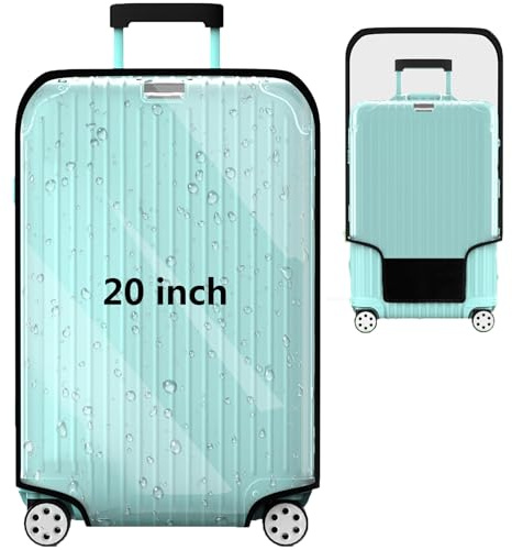 Clear Luggage Cover For Suitcase, PVC Waterproof Suitcase Cover Protector