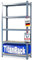 etm Schwerlastregale – Garage, Keller, Werkstatt - Steckregal, Lagerregal, Kellerregal - Hohe Traglast & Verstellbare Böden (Anthrazit-Grau, 200 x 120 x 60 cm)