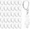 30 Stück Ohrringe Selber Machen Ohrring Haken Ohrhaken Mit Offener Ohrring Rohlinge Edelstahl Ohrringhaken Ohrringe Basteln Ohrringe Selber Machen Set Für Diy Ohrring Silber Metall 1.6 × 1.1 Cm