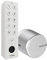tedee GO 2 Set | smartes Türschloss silber | biometrisches Tastenfeld weiß | Smart-Home-Lösung für iOS, Android | Bluetooth | Motorschloss | PIN + Fingerprint | Keine Installationshardware