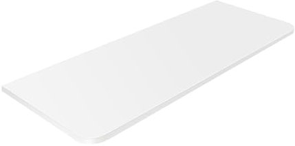 MENGDA Wandklapptisch Schwarz, 60x30 cm, Klappschreibtisch mit Montagekit, Wandmontage Klapptisch für Küche (Weiß)