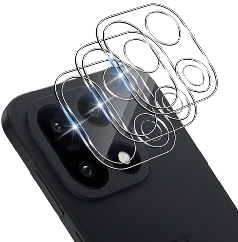 Xunzii 3 Stück Kameraschutz für OnePlus 15 für Panzerglas, 9H Härte Anti- Kratzer Linse Schutzfolie, HD Klar Linse Glas Folie Anti-Kratzen Hinten Kamera Schutz