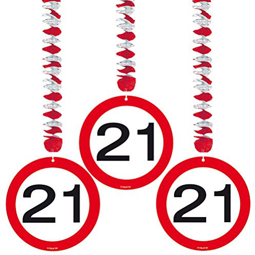 Folat 05120 - Rotorspirale - Verkehrszeichen - 3 STK. - Zahl: 21