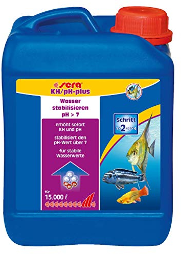 sera KH/pH-plus 2,5 Liter Wasseraufbereiter fürs Aquarium, puffert & sichert den pH-Wert, wirkt gegen biogene Entkalkung, schafft artgerechte Bedingungen (z. B. für afrikanische Cichliden)