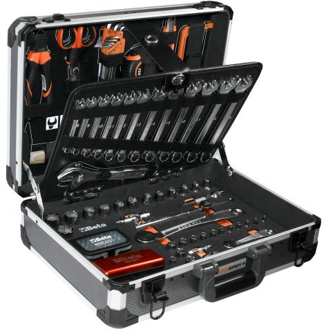 Beta Valigia set utensili attrezzi 144 inserti professionale meccanico 2056E/ITA