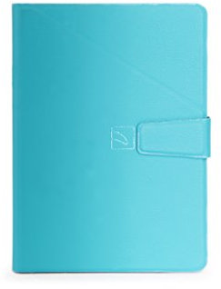 Tucano - Piega Funda Protectora rígida Universal para Tablet de 8 Pulgadas, Ideal para el smartworking. Azul