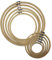 Curtzy Stickrahmen Nähen Sticken Set (10Pcs) - Sortiertes Set aus Holzrahmen für Kreuzstich - DIY Stickrahmen Set - Kreuz Stitch Hoop Ring Hält Stoff und Material im Innenring für Musterarbeit